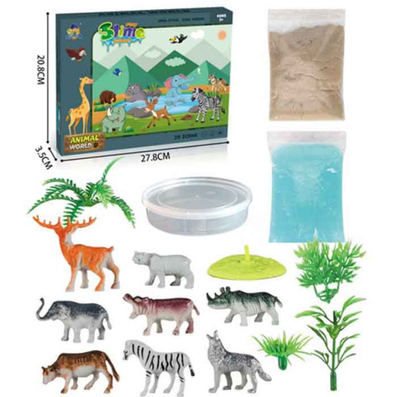 3d scene - wildlife space sand suit